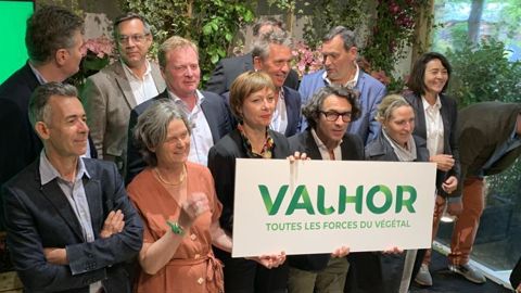 Les dix familles qui composent l’interprofession Val’hor ont présenté la nouvelle identité de la structure lors de  Jardins, jardin. ©F.ARNOULD